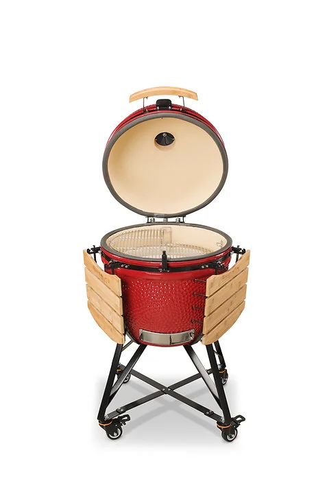 Kamado BONO Grande 59cm - Crveni - Slika 3