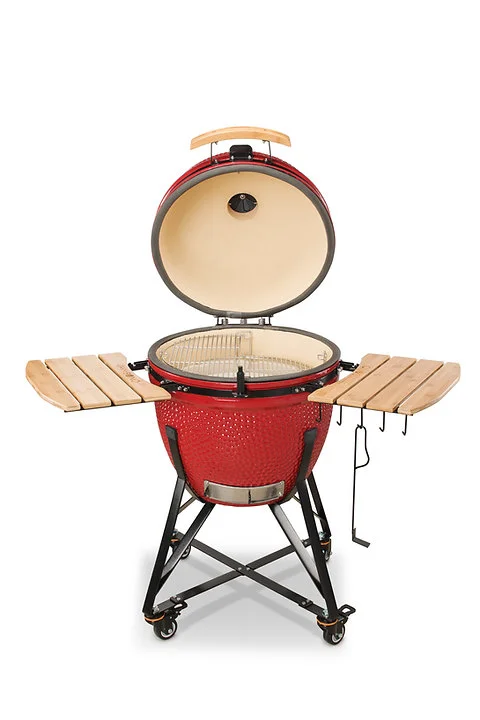 Kamado BONO Grande 59cm - Crveni - Slika 2